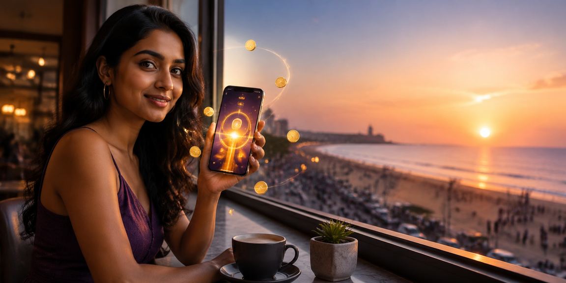 Mobile payment using UPI app during Teen Patti gaming in Chennai